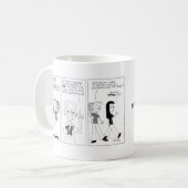 灰及びMegのタップダンスのマグ コーヒーマグカップ (正面左)