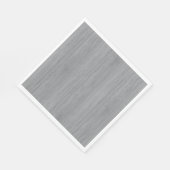 灰灰色の竹木目の外観 スタンダードランチョンナプキン (角)