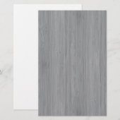 灰灰色竹の木目 便箋 (正面/裏面)