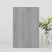 灰灰色竹の木目 便箋 (スタンド正面)