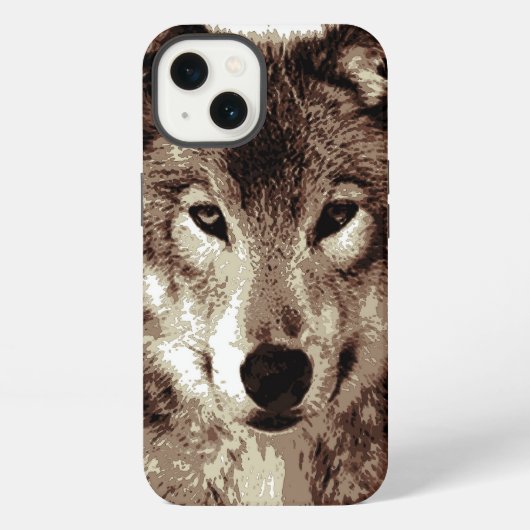 灰狼 iPhoneケース (裏面)