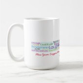 灰白質の生命マグ コーヒーマグカップ (左)