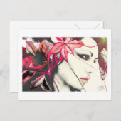 灰白質の郵便はがき ポストカード (正面/裏面)