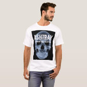 灰皿の"青いスカル"のTシャツ Tシャツ (正面フル)