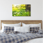 灰美しい キャンバスプリント (インサイチュ (寝室))