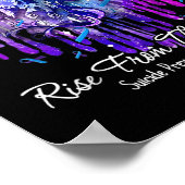 灰自殺防止認識度Pからの立ち上がり ポスター (角)