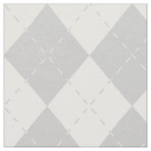 灰色および白いアーガイル ファブリック (クローズアップ)