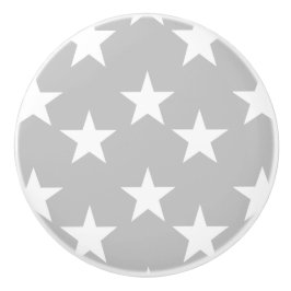 灰色および白い星パターン陶磁器のノブ セラミックノブ