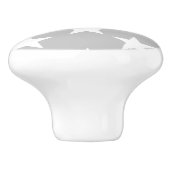 灰色および白い星パターン陶磁器のノブ セラミックノブ (側面)