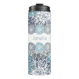 灰色および青のミイラ タンブラー