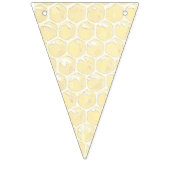 灰色および黄色の（昆虫）マルハナバチフラグ バンティングフラッグ (第1の旗)