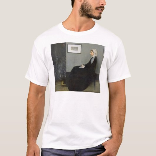 灰色および黒いNo.1の整理 Tシャツ (正面)