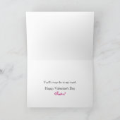 灰色かピンクバレンタインデー-姉妹-または水玉模様 シーズンカード (内部)