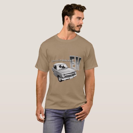 灰色か銀製のオーストラリア人EH Holden 1963年、1964,1965 Tシャツ (正面フル)