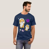 灰色がかった性交の宇宙のプライド Tシャツ (正面フル)