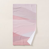 灰色がかった紫色のグラデーション抽象芸術名 バスタオルセット (ハンドタオル)