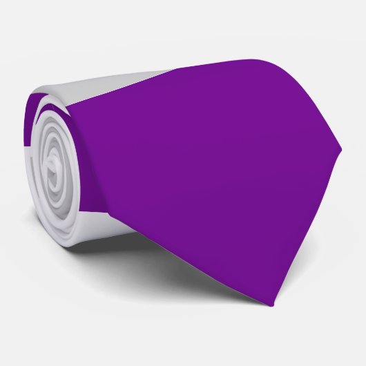 灰色がかった紫色の灰色の白ストライプのLGBT ネクタイ (ロール)