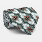 灰色がかった青いマルーンのダイヤモンドの形状タイ ネクタイ (ロール)