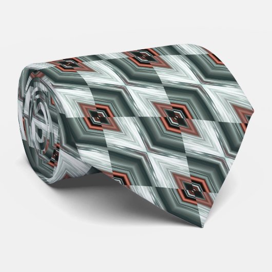 灰色がかった青いマルーンのダイヤモンドの形状タイ ネクタイ (ロール)