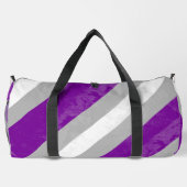 灰色がかった ダッフルバッグ (裏面)