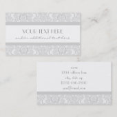 灰色で豪華 名刺 (正面/裏面)