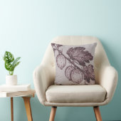 灰色とブルゴーニュ植物学 |グースベリー クッション (椅子)