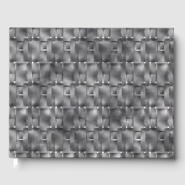 灰色と暗い斑点の長方形型枠 ゲストブック