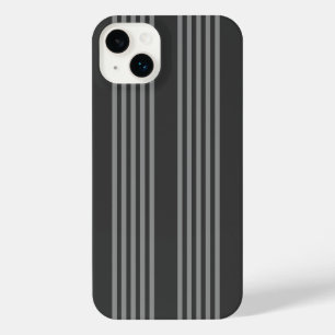 灰色と木炭の五ストライプ種類 iPhone 14 PLUSケース