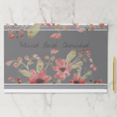 灰色と白とサンゴフローラ ペーパーパッド (インサイチュ)