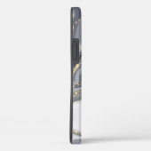 灰色と白と金ゴールド Case-Mate iPhoneケース (裏面 / 右)