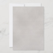 灰色と白に青とピンクの結婚花 セーブザデート (裏面)