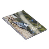 灰色と白のナス鳥 ノートブック (右側)