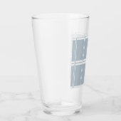 灰色と白のパターン タンブラーグラス (右)