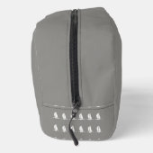 灰色と白のメンズセイルボートの帆走デザイン ドップキット (右)