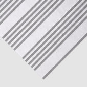 灰色と白の5つのストライプパターン 薄葉紙 (詳細)