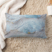 灰色と茶色の厚い動物の皮 ランバークッション (ブランケット)