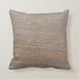 灰色と茶色の斑点のある大理石のテクスチャ付き枕 クッション