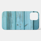 灰色と茶色の木製パネル Case-Mate iPhoneケース (裏面 (横))