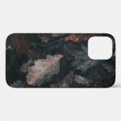 灰色と茶色の枯れ葉た Case-Mate iPhoneケース (裏面 (横))