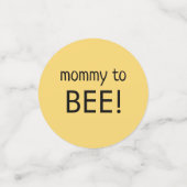 灰色と黄色ののまわりに赤ちゃんシャワー紙吹雪 コンフェッティ (スモール正面)