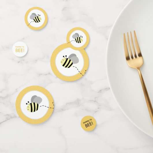 灰色と黄色ののまわりに赤ちゃんシャワー紙吹雪 コンフェッティ (グループ)