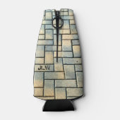 灰色と黄色のレンガ ボトルクーラー (裏面)