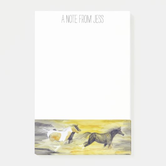 灰色と黄色の抽象芸術の絵 ポストイット (正面)