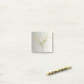 灰色と黄色 ポストイット (デスク上)