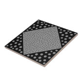 灰色と黒のセラミックタイル(モダン暗いテクスチャ) タイル (側面)