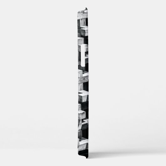 灰色と黒の十字 Case-Mate iPhoneケース (裏面 / 右)