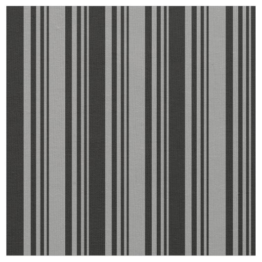 灰色と黒の線の付いたパターン ファブリック (クローズアップ)