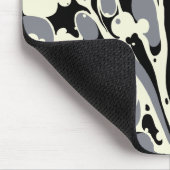 灰色によって大理石模様をつけられるマウスパッド マウスパッド (コーナー)