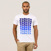 灰色によって破壊されるティーのTabata Tシャツ (正面フル)
