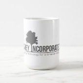 灰色によって組み込まれるマグ コーヒーマグカップ (中央)